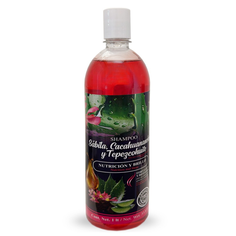 Shampoo Sabila, Cacahuananche y Tepezcohuite