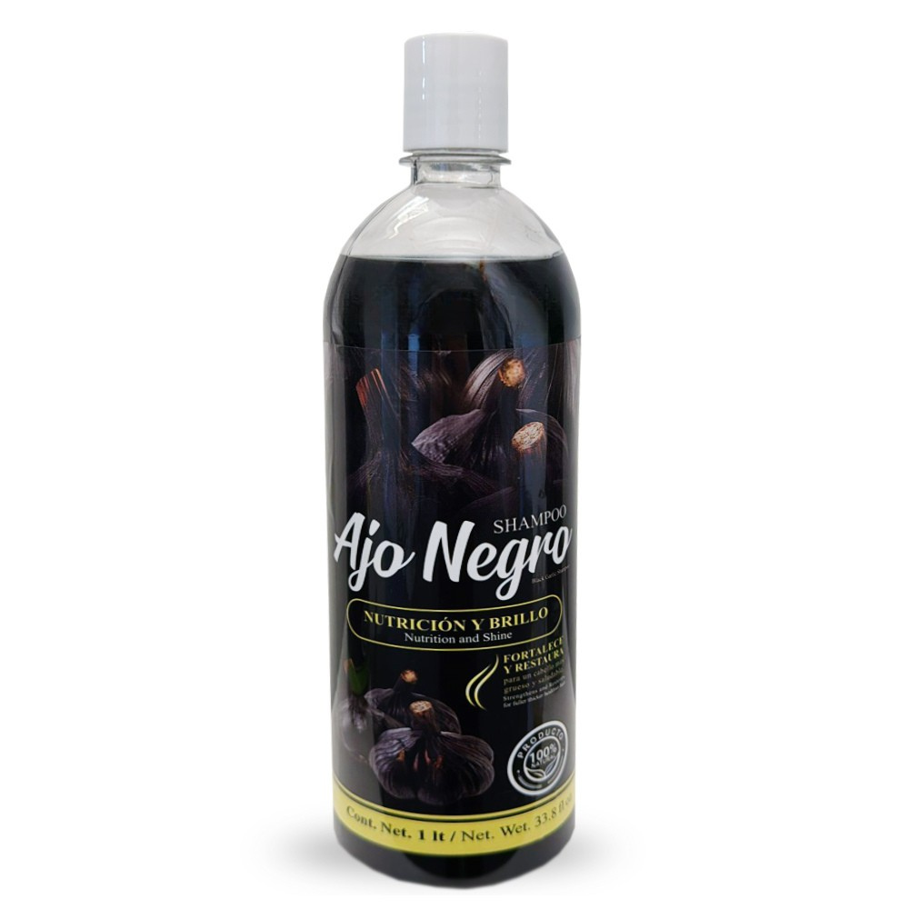 Shampoing à l'ail noir